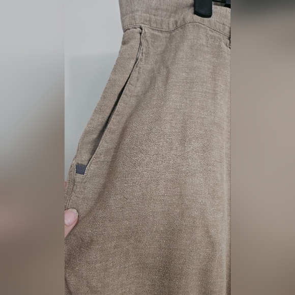 PATAGONIA Hemp/cotton Back Step Short Chambray: Mojave Khaki. Size 34 - Picture 6 of 12